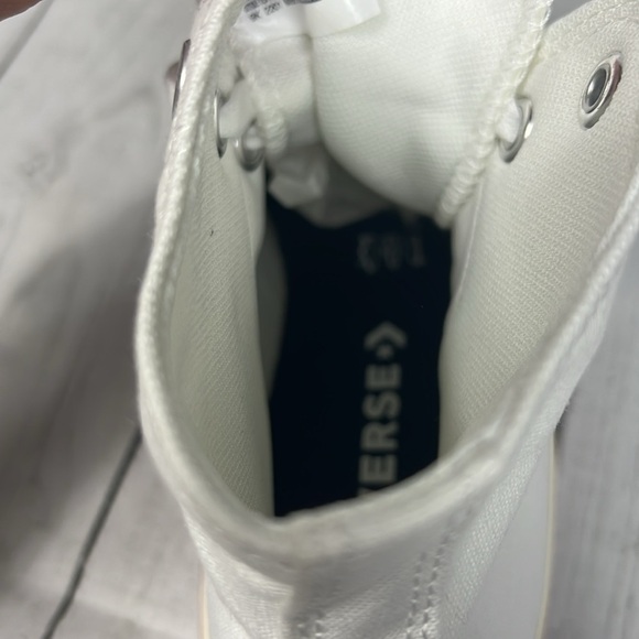 Converse Women’s Chuck Taylor All Star High Top  White/Multicolor Trim Size 7.5 - Picture 11 of 12